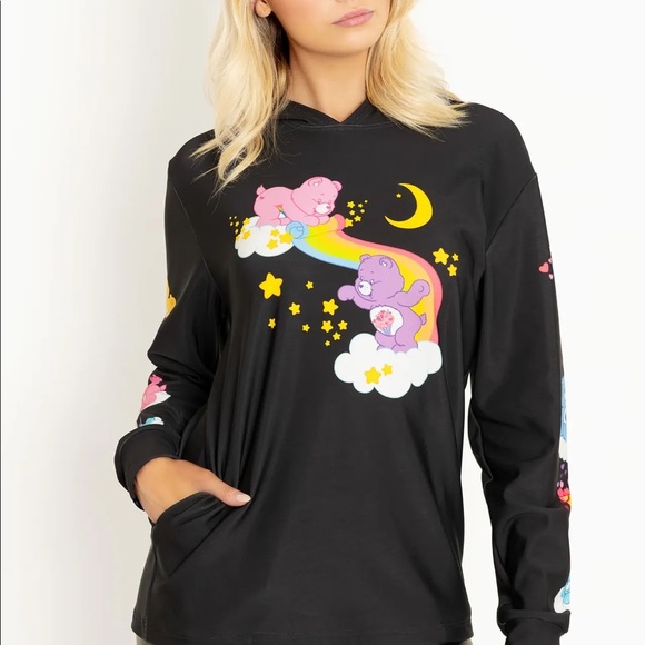 Blackmilk 40 Years of Hugs Black Hoodie Sweater - XS - Picture 1 of 8